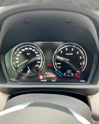 BMW X1 cena 93000 przebieg: 106055, rok produkcji 2018 z Poznań małe 46